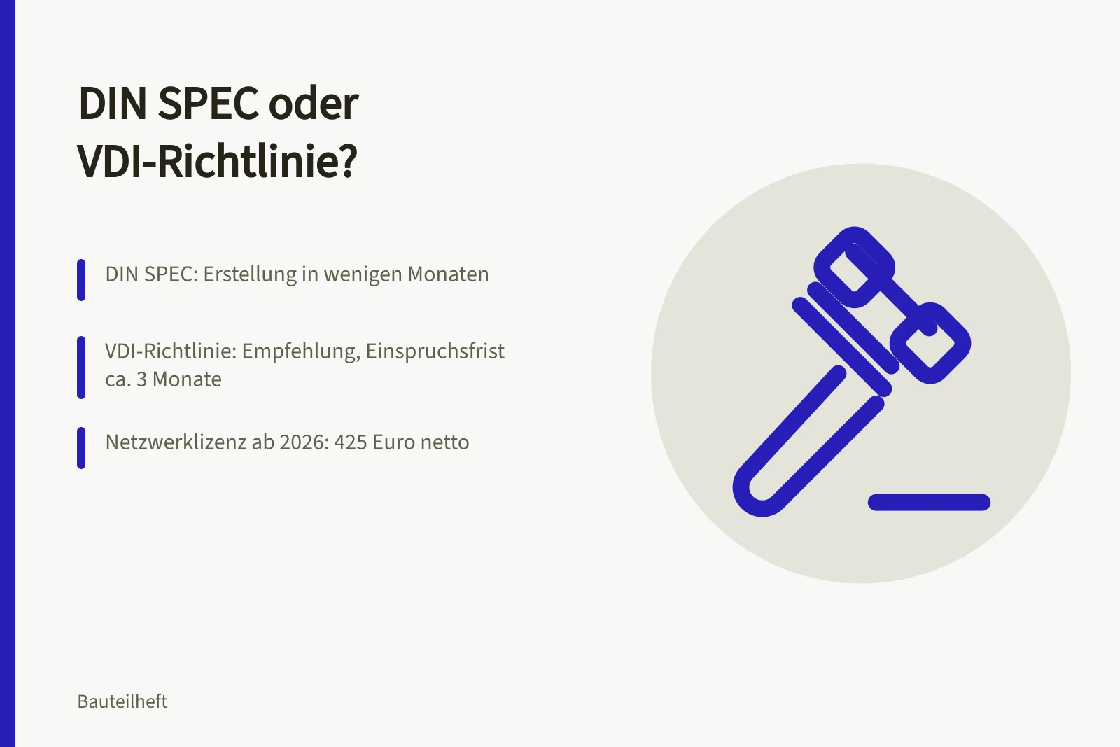 Regelwerke DIN SPEC und VDI-Richtlinie für Sonderlager-Beschaffung